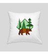 Brown bear cushion
