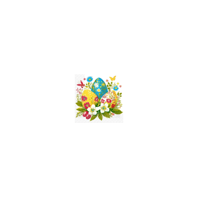 Серветка 33*33 18 шт малюнок пасхальна