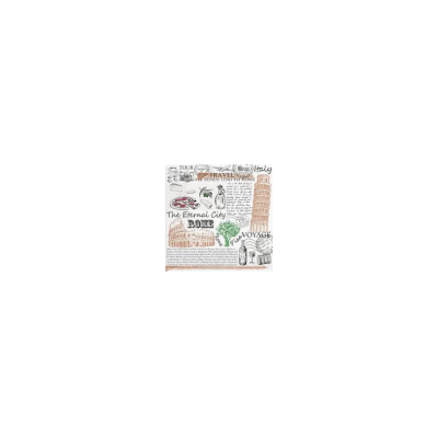 Серветки паперові 33x33 Рим (18)