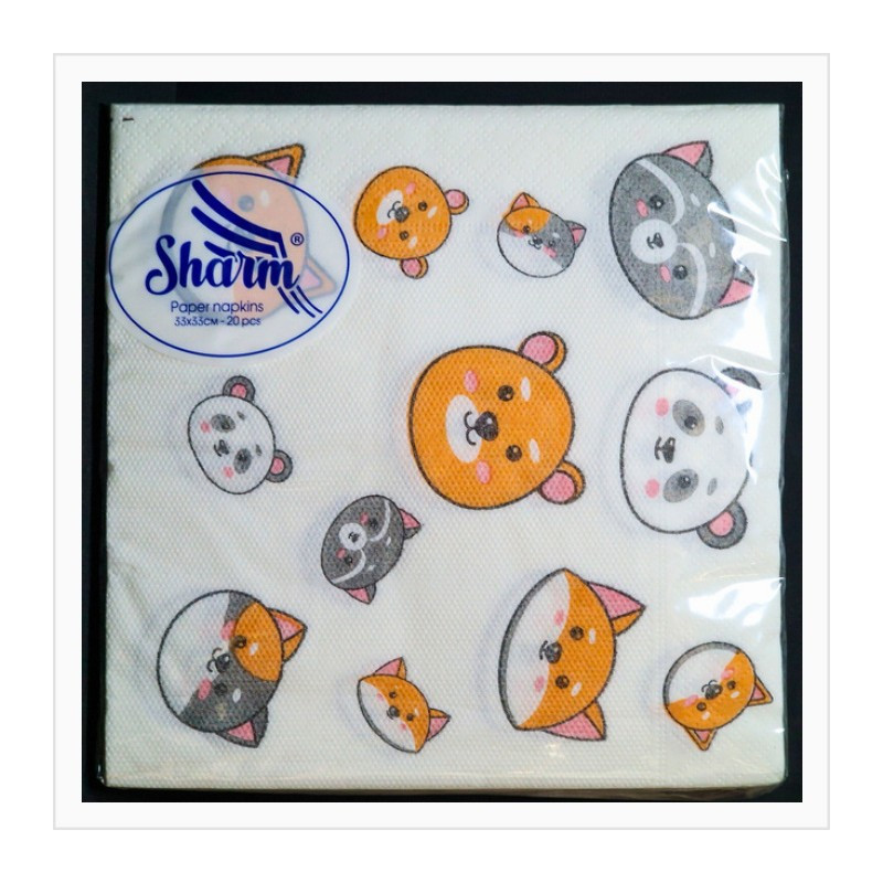 Серветка 33×33 A-20 Тварини (30) купити