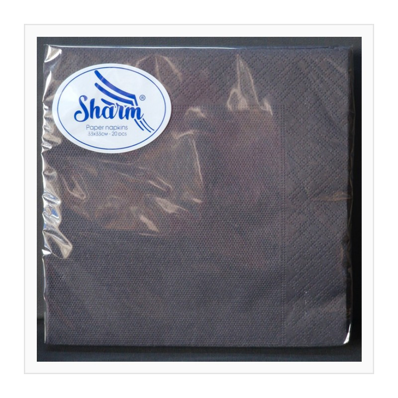 Серветка 33×33 A-50 Чорна (20) купити