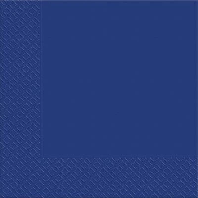 Серветки паперові 33x33 Текстиль синій (18)