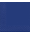 Серветки паперові 33x33 Текстиль синій (18)
