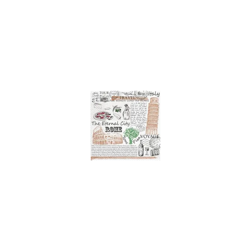 Серветки паперові 33x33 Рим (18)