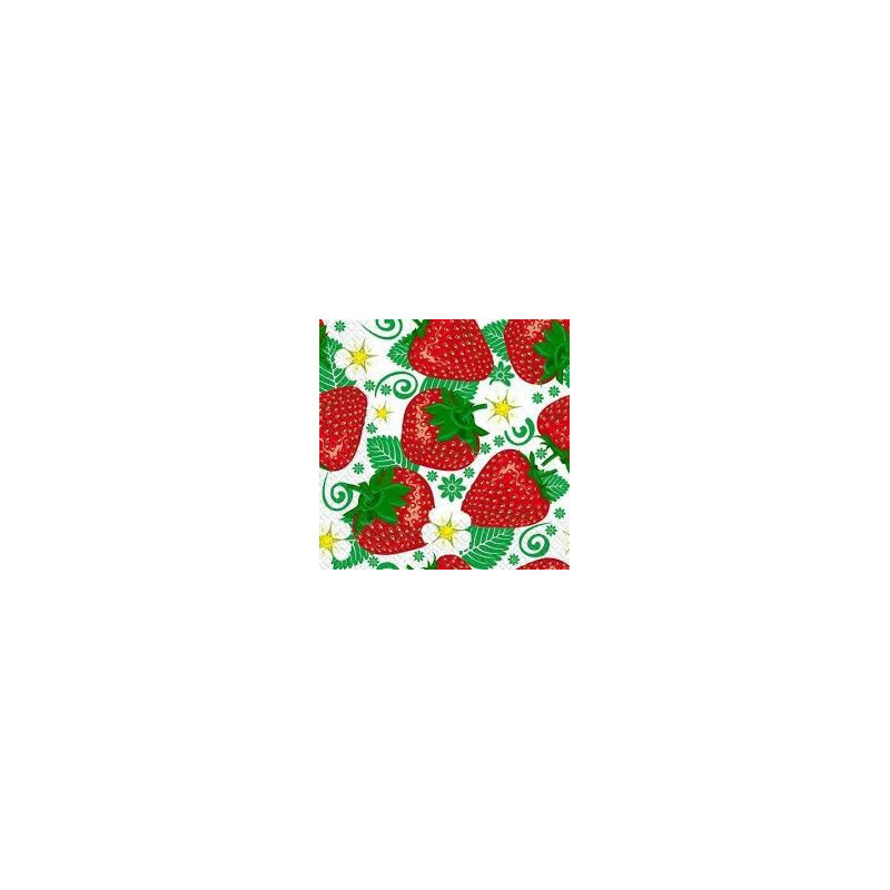 Серветки паперові 33x33 Полуниця (18)