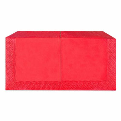 Серветка 33×33 червона (200шт) 2-шарова купити