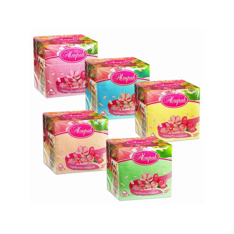 Серветка рожева(100шт)в мішку купити