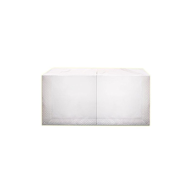 Серветка 33×33 біла (200шт) 2-шарова купити