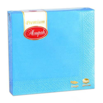 Серветка 33×33 голуба(100шт) 2-шарова купити
