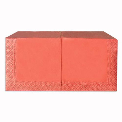 Серветка 33×33 персик (250шт) 2-шарова купити